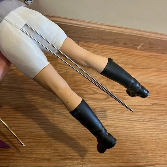 Franklin Mint Merlin Magician Wizard Camelot Series Porcelain Doll Hat Staff - Picture 4 of 12